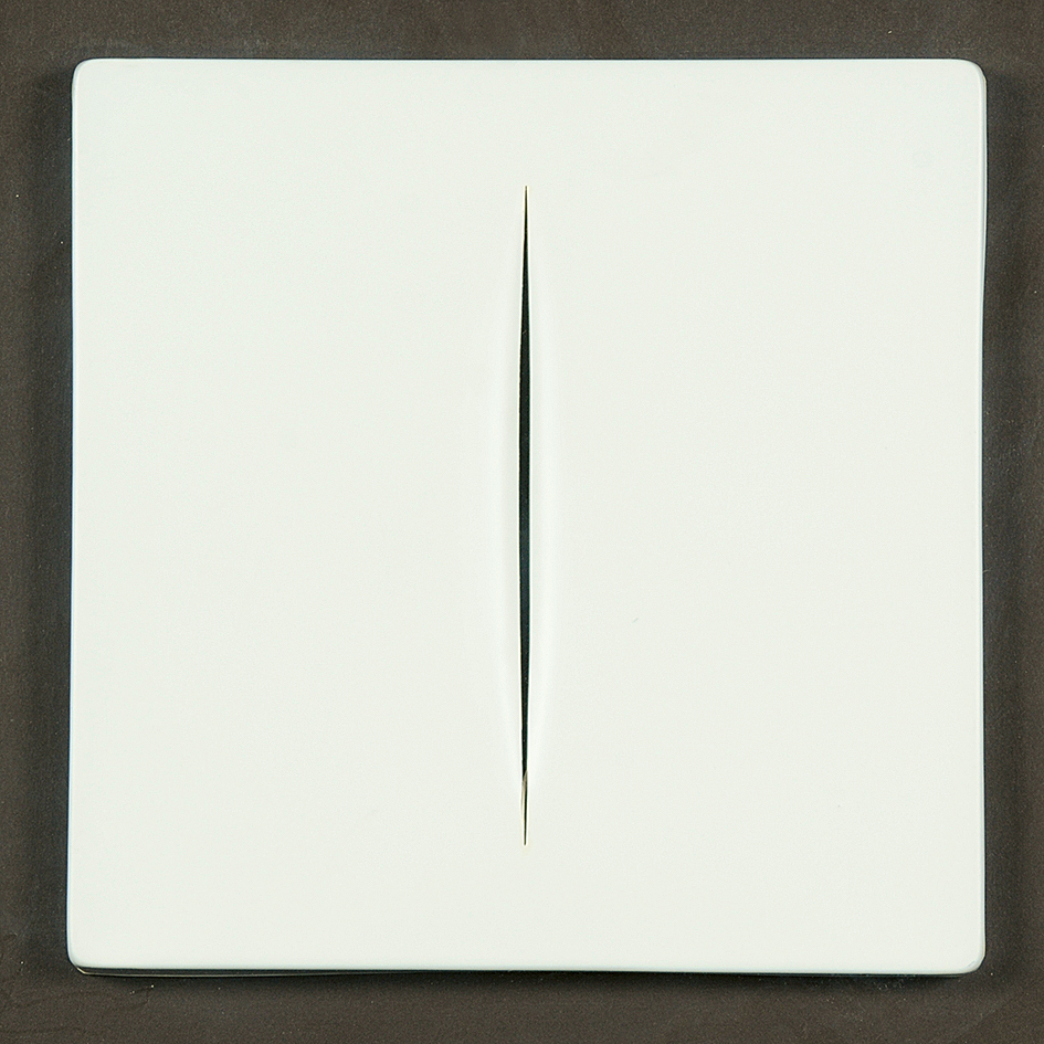 Lucio Fontana, Concetto spaziale (bianco)
