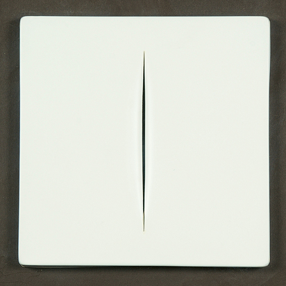 Concetto spaziale (bianco)
