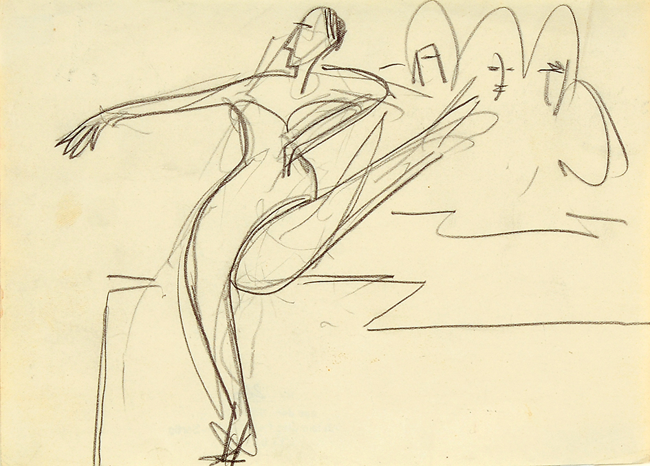 Ernst Ludwig Kirchner, Tänzerin