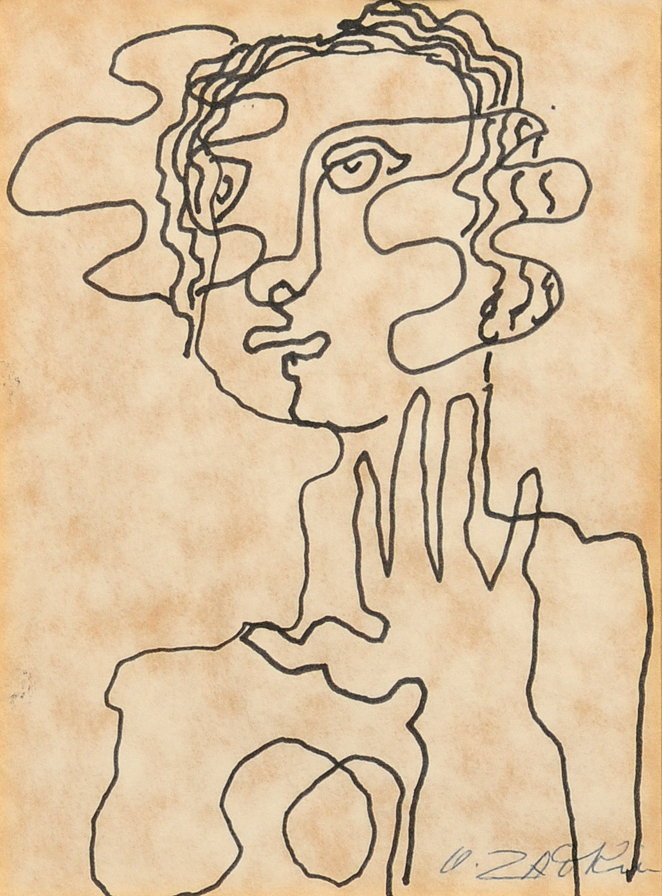 Ossip Zadkine, Female Portrait