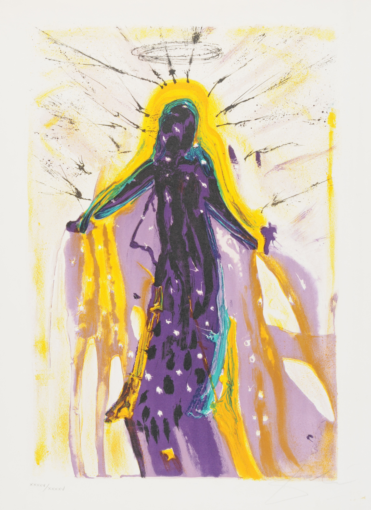 Salvador Dalí, Die Schneekönigin, aus "Contes d'Andersen"