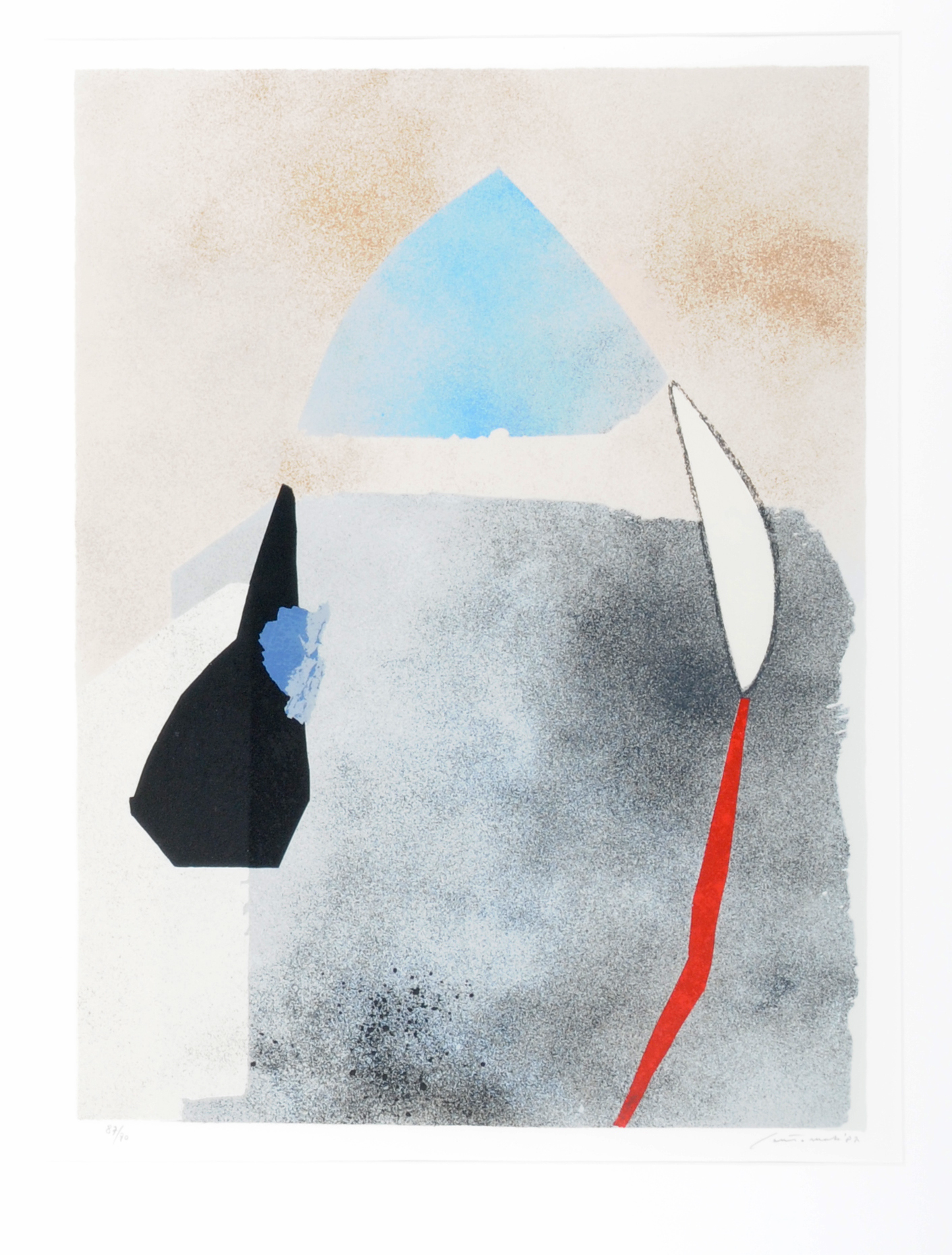Giuseppe Santomaso, 2 sheets: Untitled;, Untitled