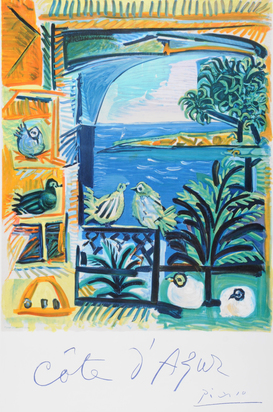 Plakat. Côte d'Azur