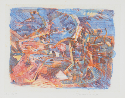 9 Blätter: Vierwaldstätter, 1973; The Spirit, 1976; Dicipation des passions d'ici, 1975; Ohne Titel, 1982; Bahre Bürde drüber hab, 1976; Ohne Titel, 1979; Dolores, 1976; Ohne Titel, 1979; Ohne Titel, 1971