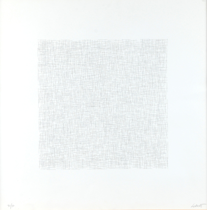 Plate  #5, aus "Lines of One Inch in Four Directions and All Combinations"