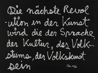 Die nächste Revolution in der Kunst