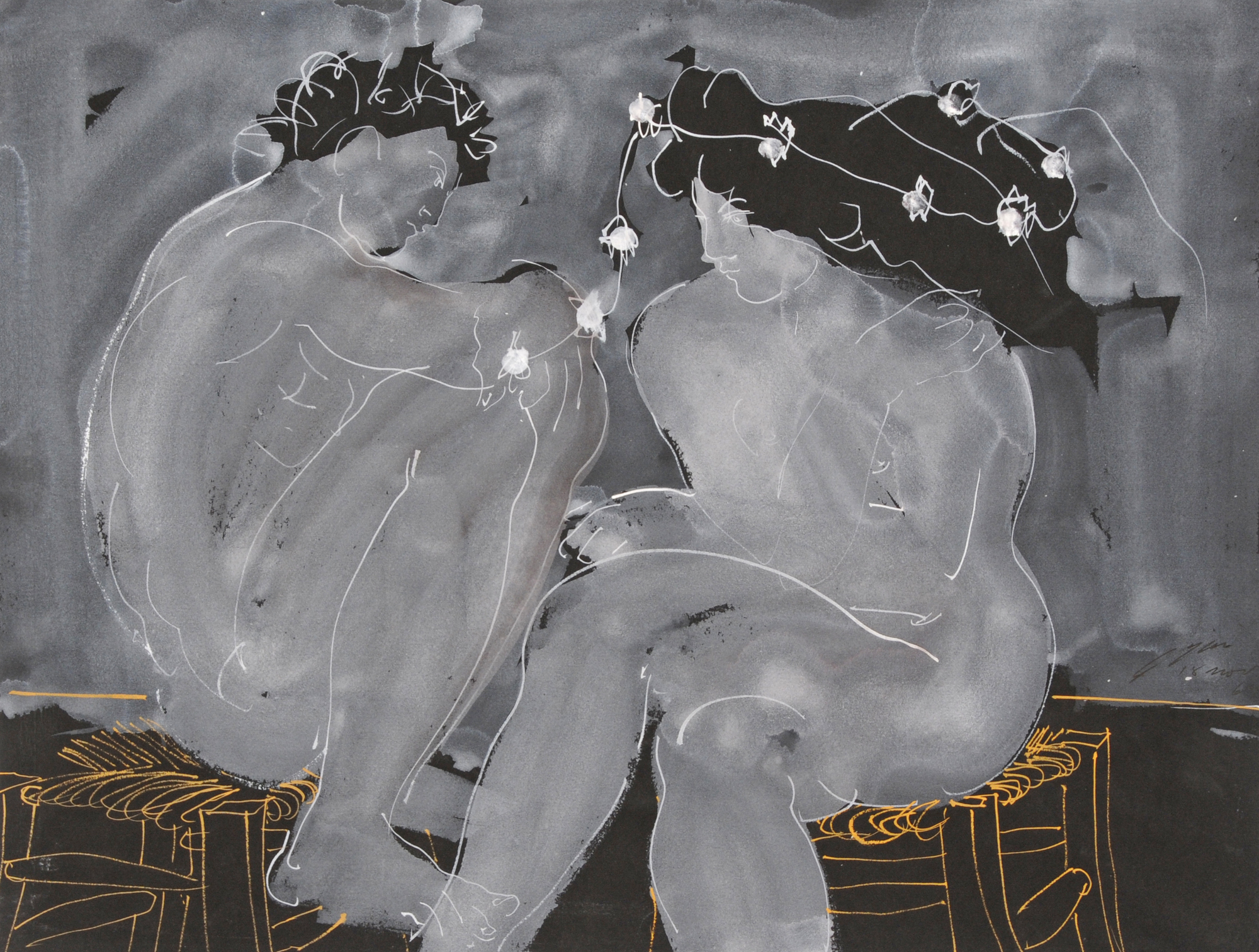Hans Erni, Sitting Couple
