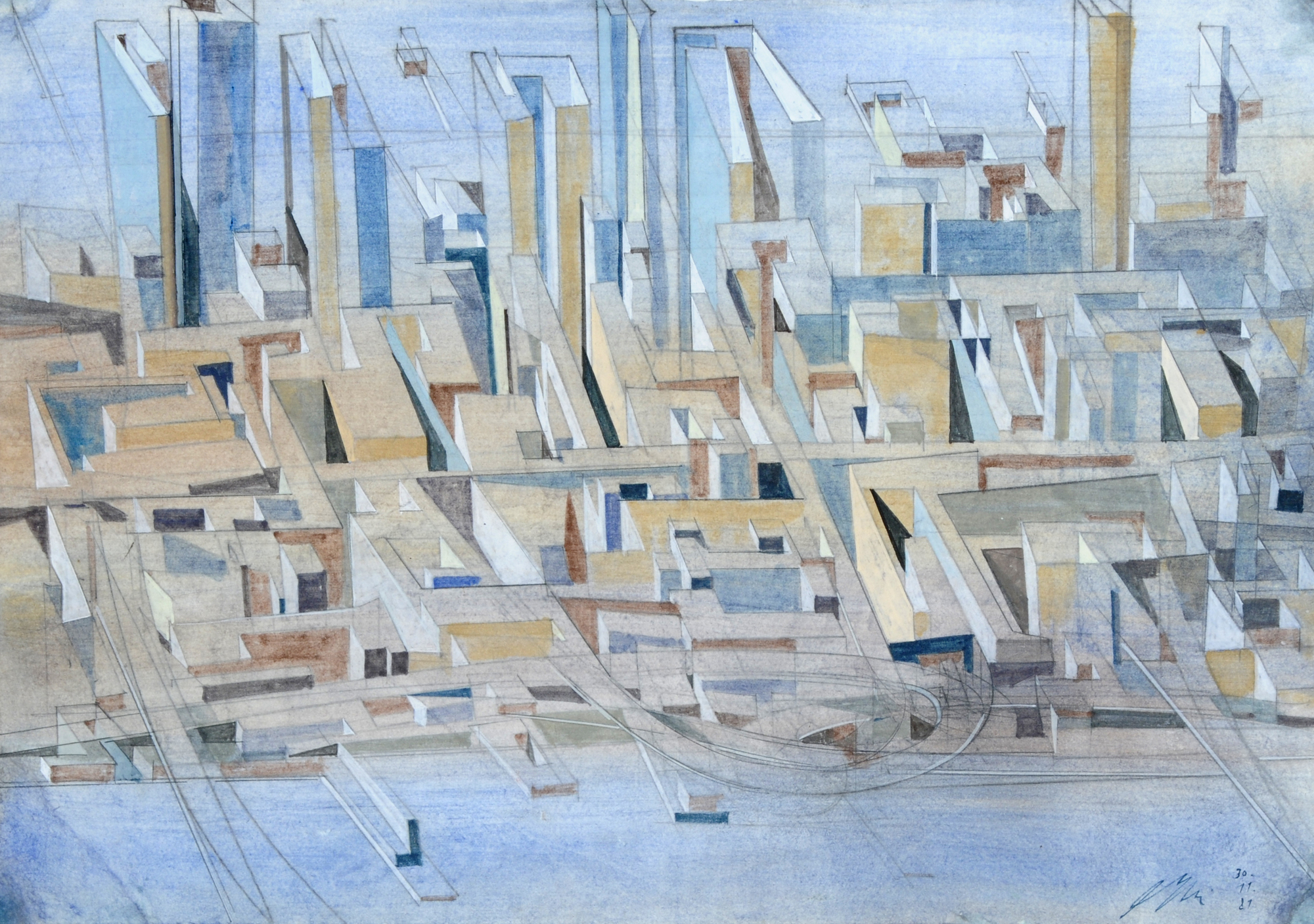 Hans Erni, Stadt Monotonie II.