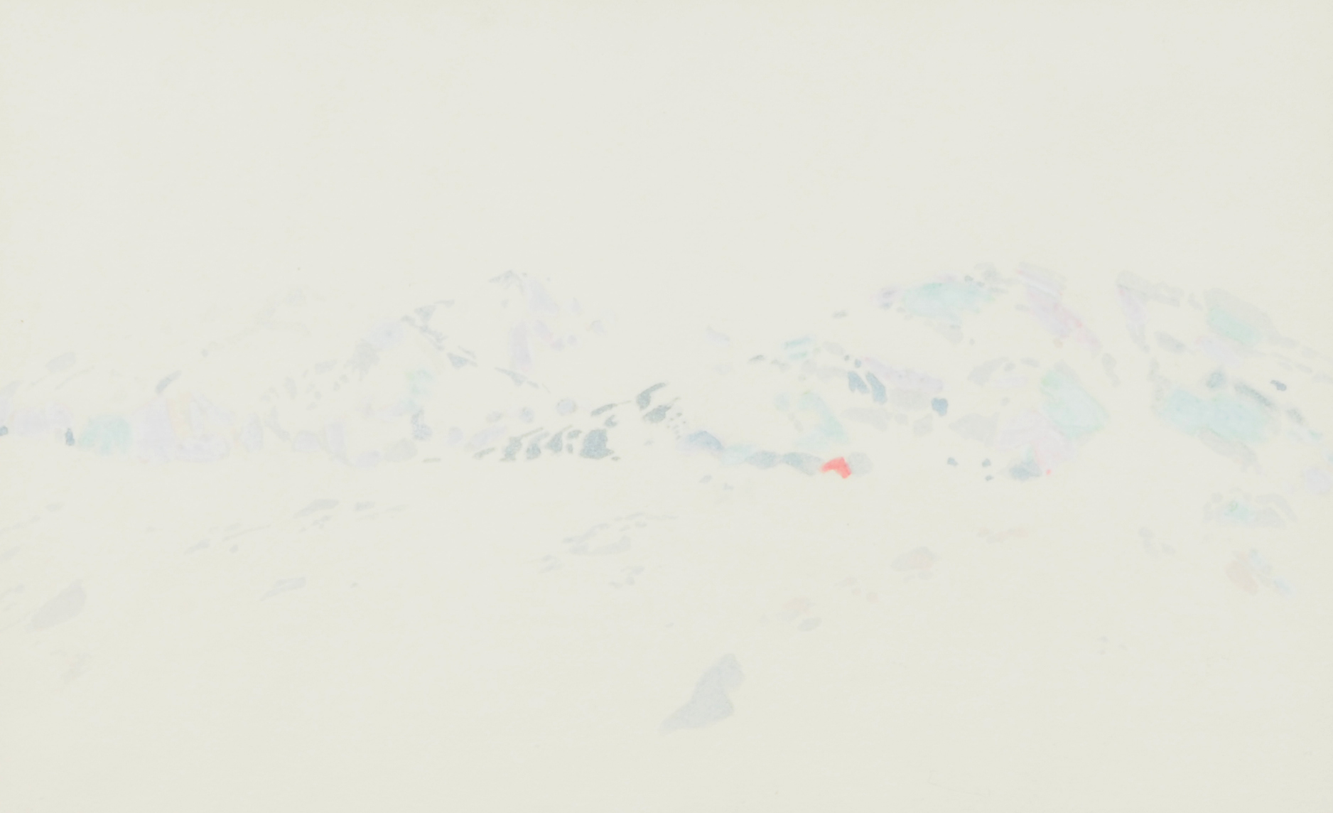 Christian Peltenburg-Brechneff, Study for Mountainlandscape, Serie IV, N 3