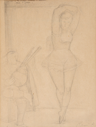 Danseuse écossaise et joueur de cornemuse