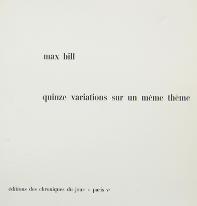 Mappe. Quinze variations sur un même thème