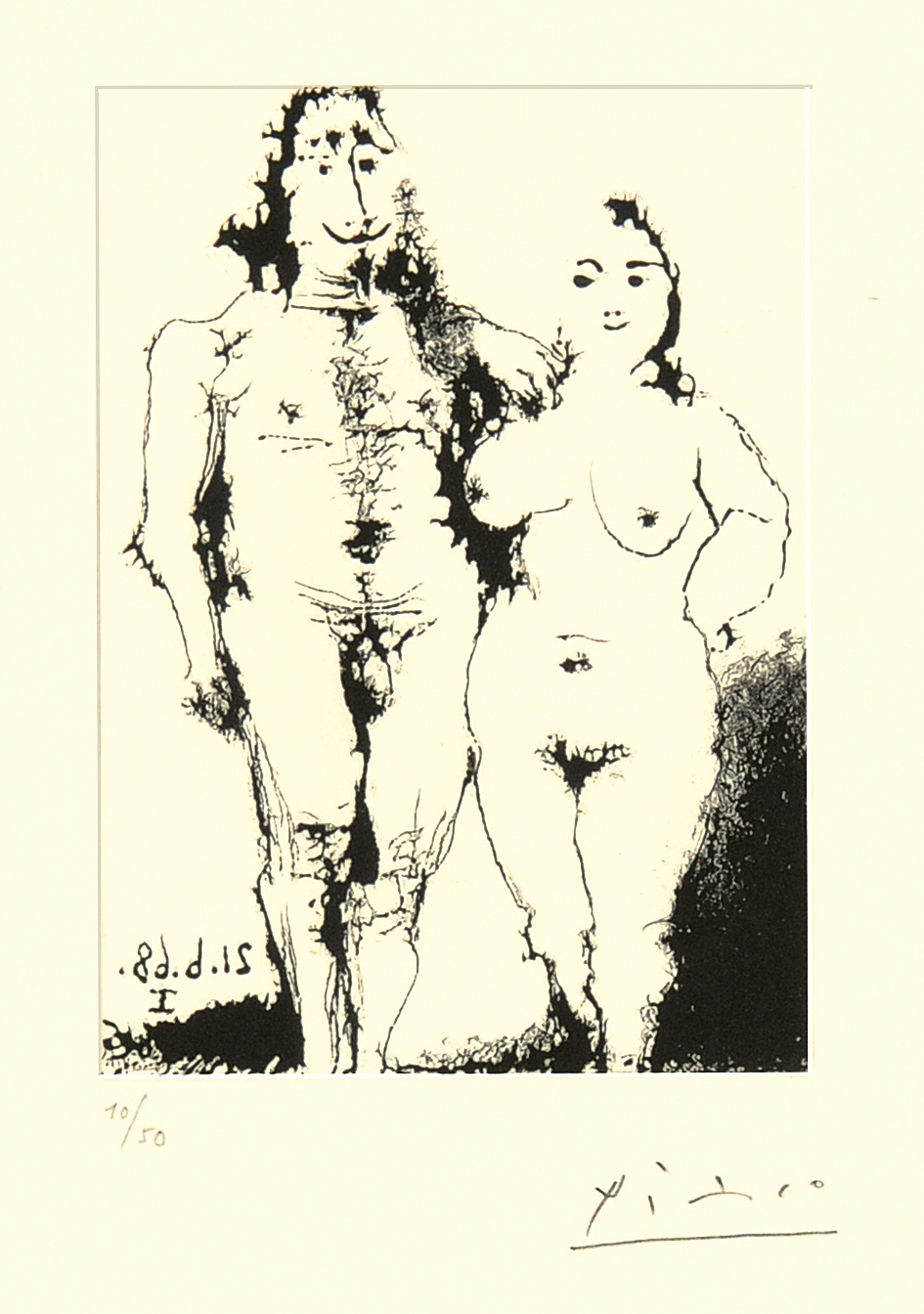Pablo Picasso, Couple nu posant