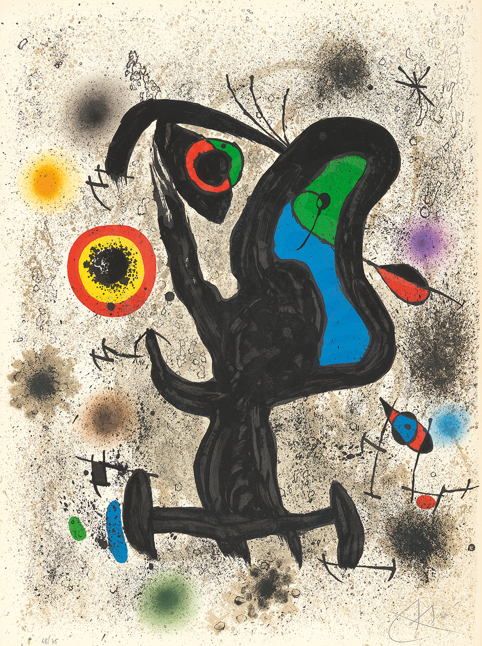 Joan Miró, Sheet from "Unesco"