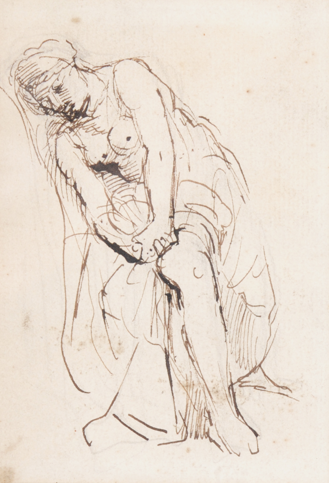 Barthélemy Menn, Femme mettant ses bas