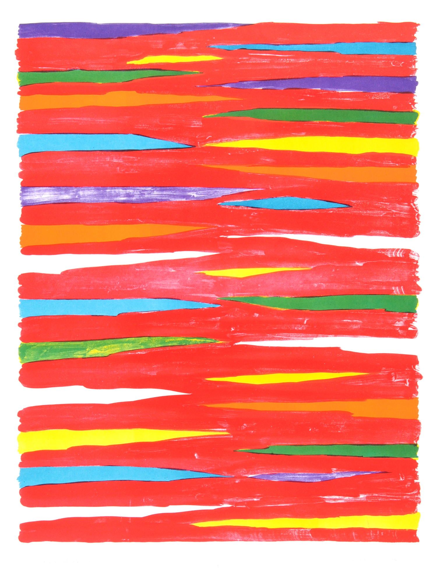 Piero Dorazio, 3 sheets: Untitled, 1970; Untitled, 1972; Untitled