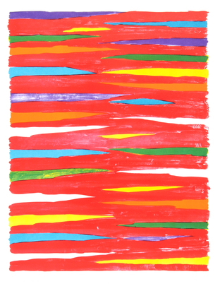 3 Blätter: Senza titolo, 1970; Senza titolo, 1972; Senza titolo
