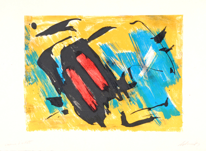 3 Blätter: E. Chillida; G. Schneider; H. Anli