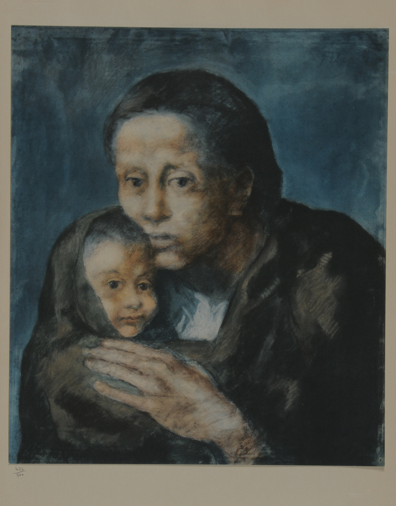 Pablo Picasso, Portfolio. Les bleus de Barcelone