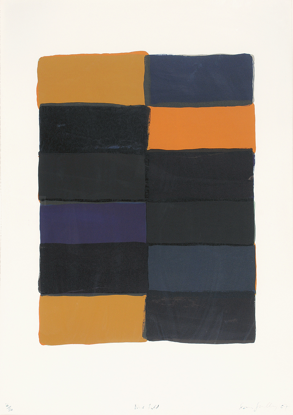 Sean Scully, Blue Fold