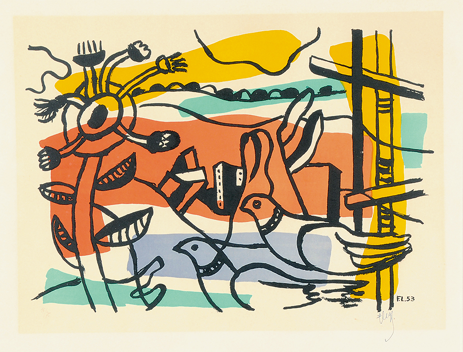 Fernand Léger, Composition aux deux oiseaux
