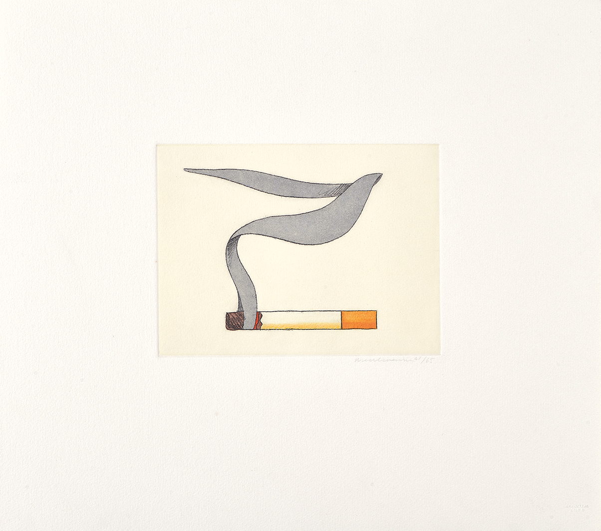 Tom Wesselmann, Smoking Cigarette 1