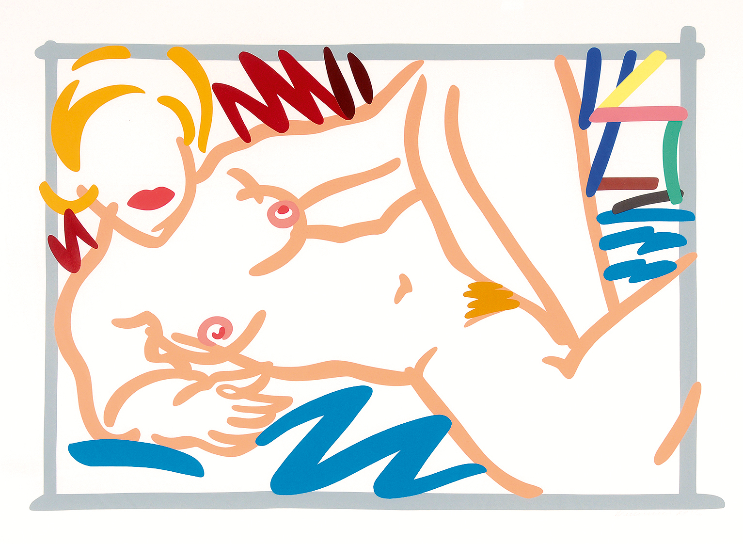 Tom Wesselmann, Judy on a Blue Blanket