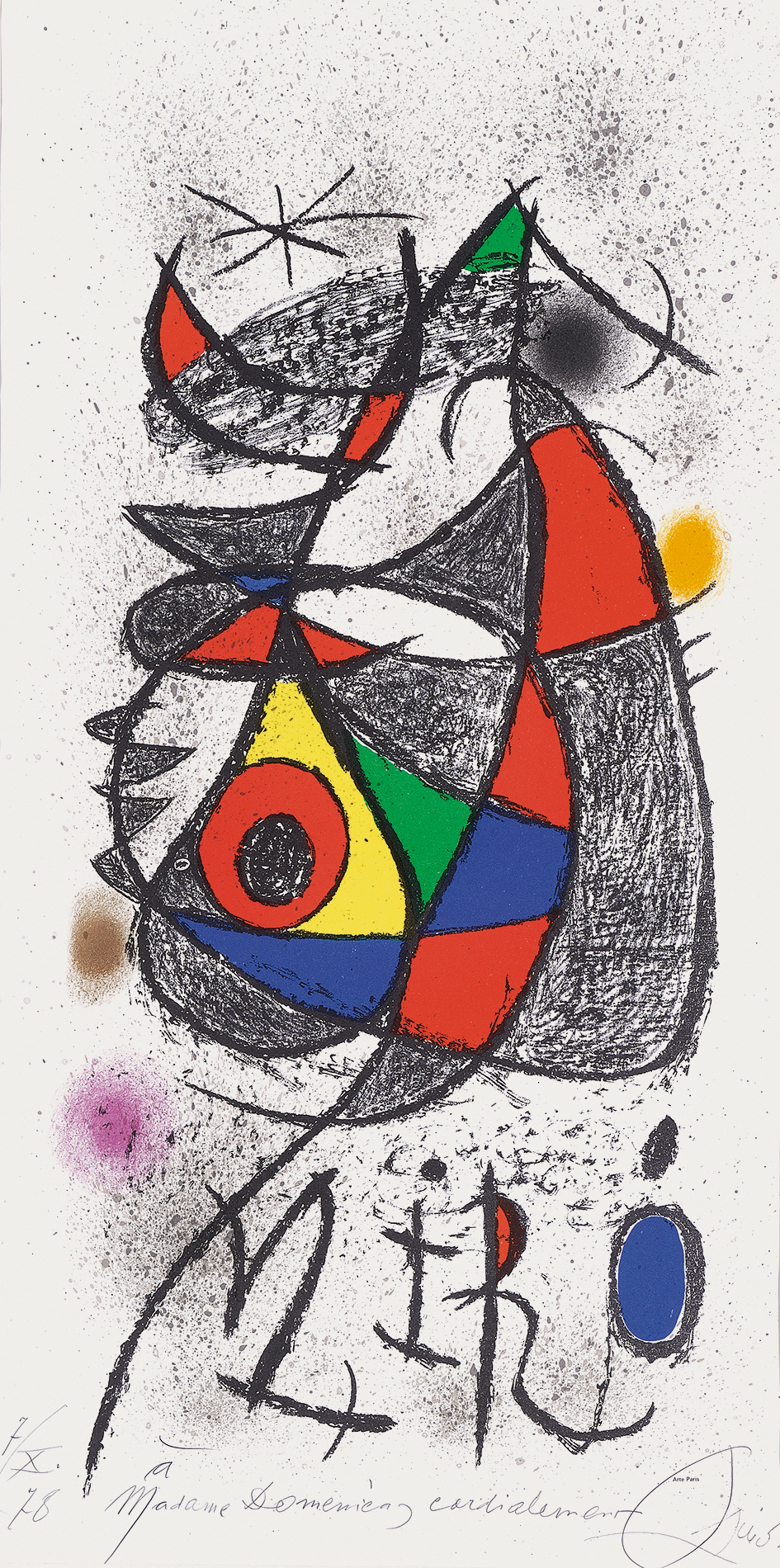 Joan Miró, Poster. Peintures, gouaches, dessins