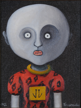 4 paintings: Untitled, 1992 (2); Vor dem Bett, 1992; La Montagne