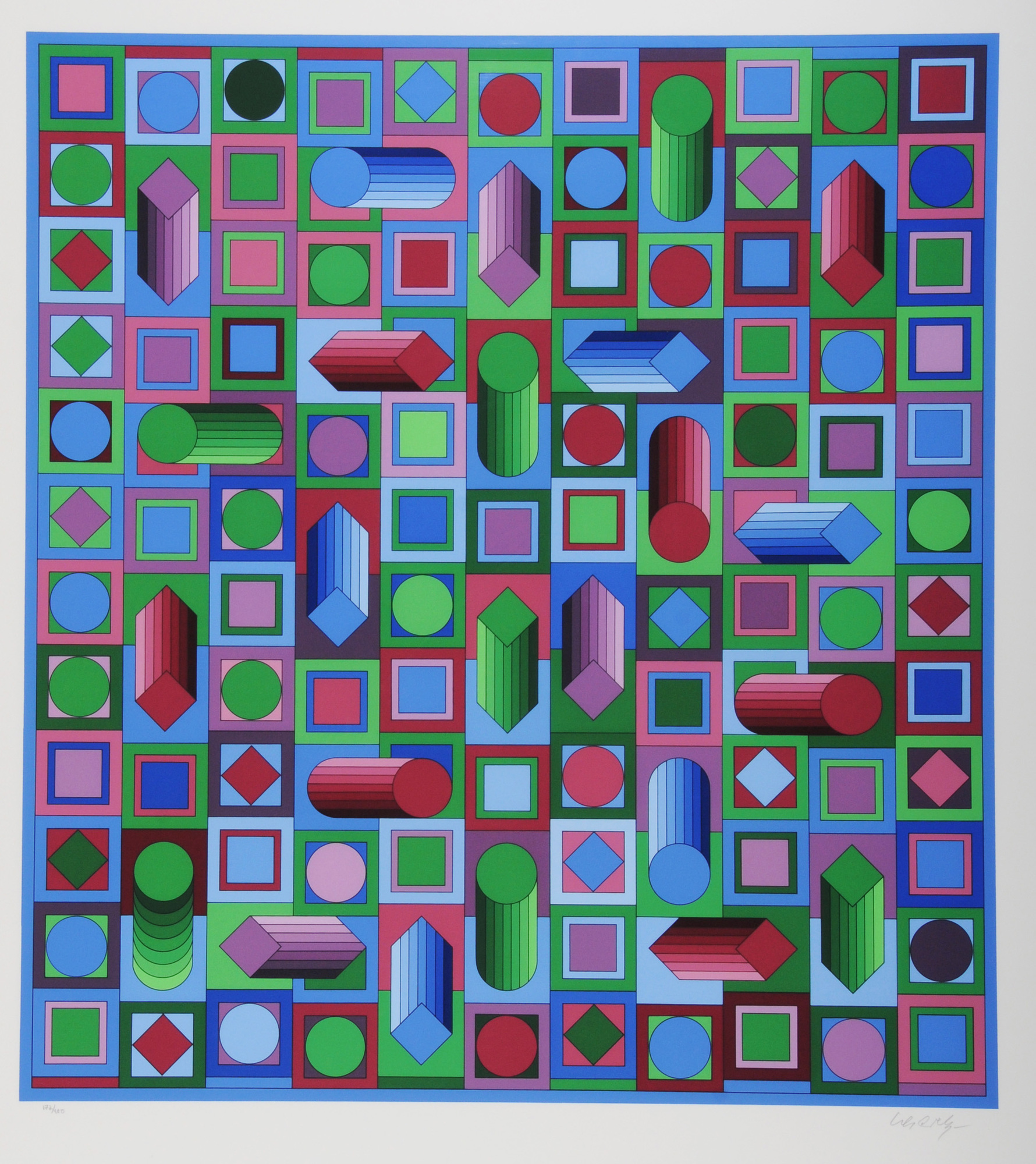 Victor Vasarely, Sheet from "Jalons"