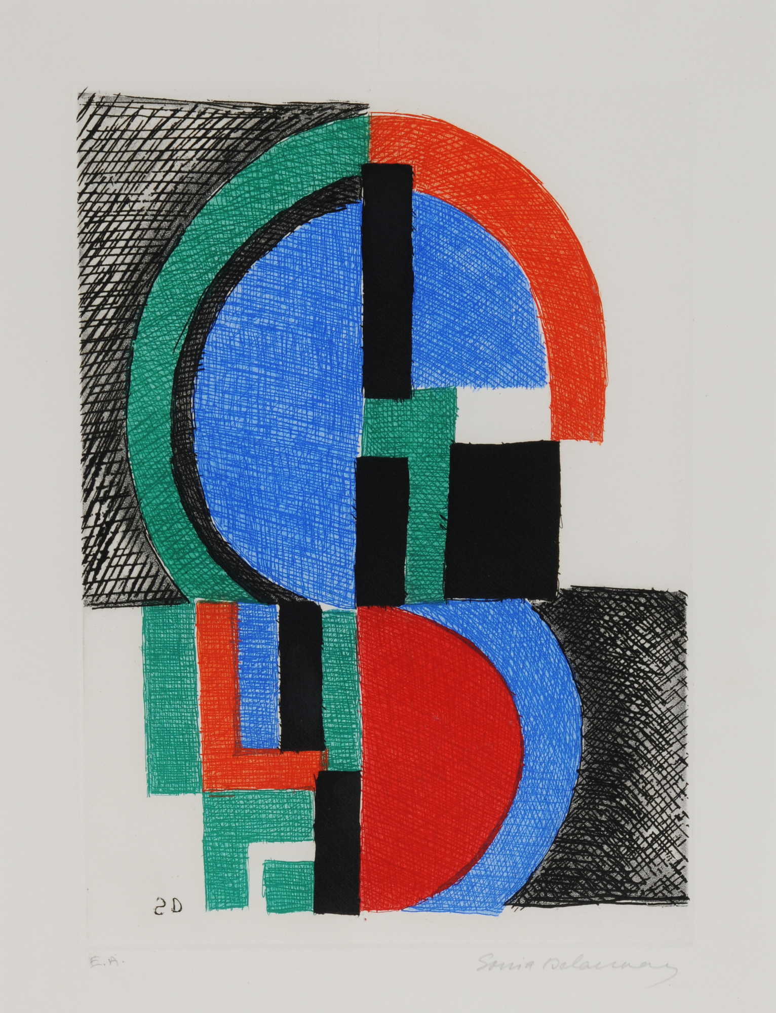 Sonia Delaunay, Composition