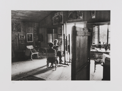 2 sheets: Giacometti at the Atelier