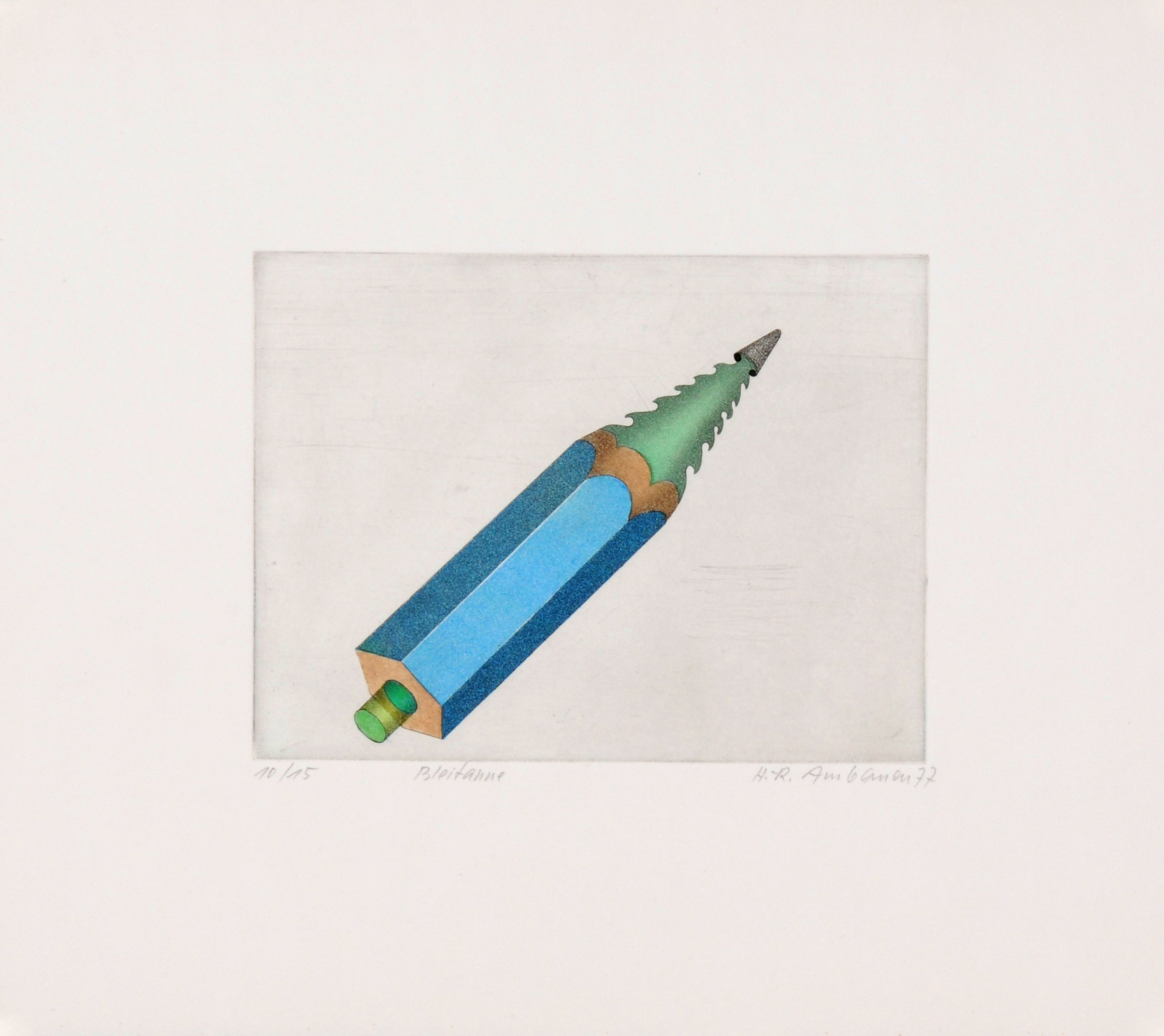 Grafik, 10 sheets: H.R. Ambauen; J. Borofsky; T. Stalder; T. Rollins; A. Hahn (6)