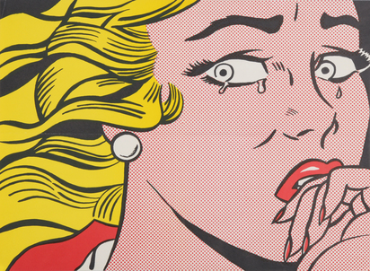 Crying Girl (Leo Castelli Gallery Exhibition)