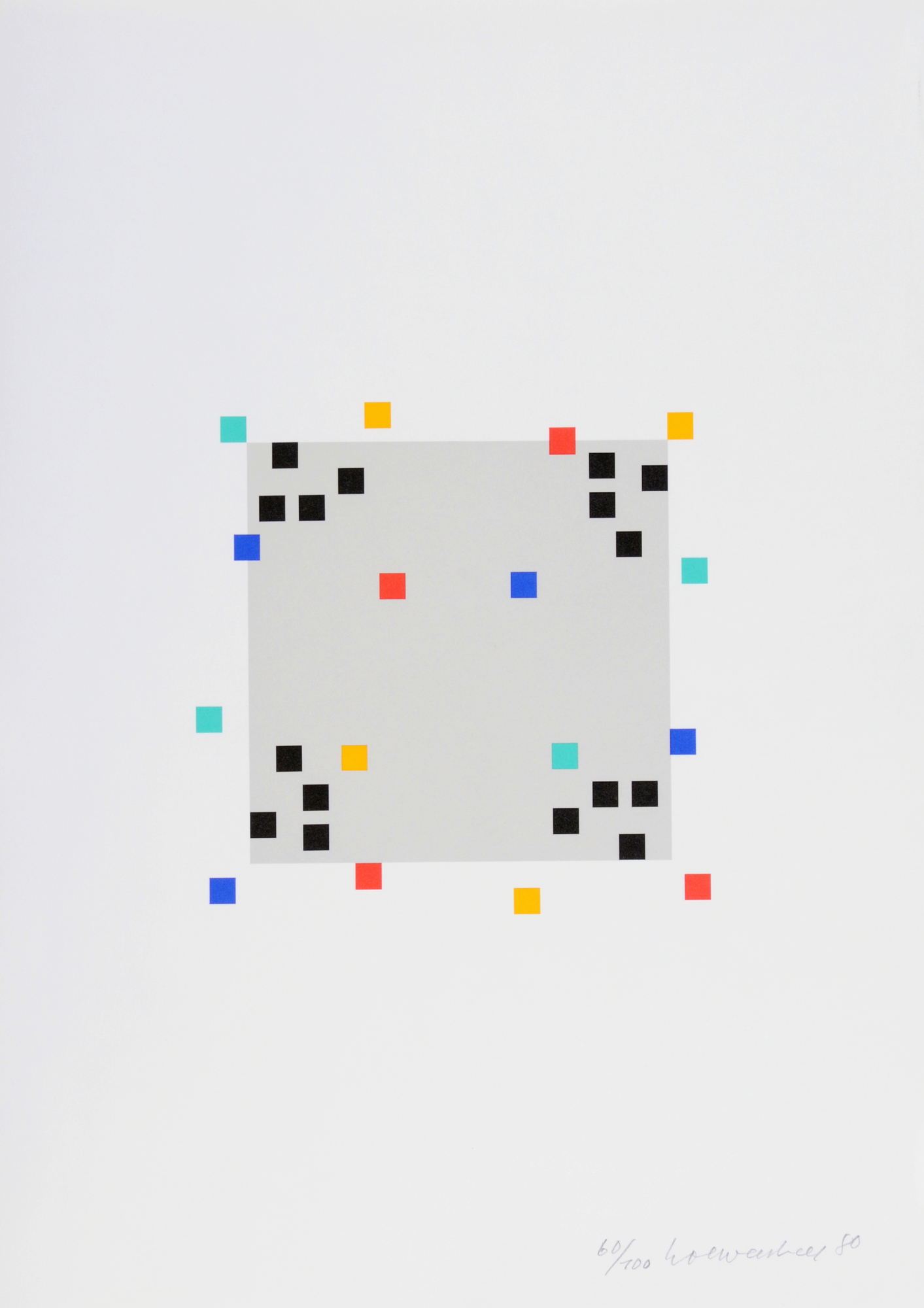 Verena Loewensberg, Portfolio. Vier Variationen um ein Quadrat