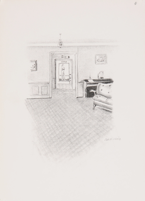 Mappe. Zehn Lithografien (Blätter vom Scherbenhof)