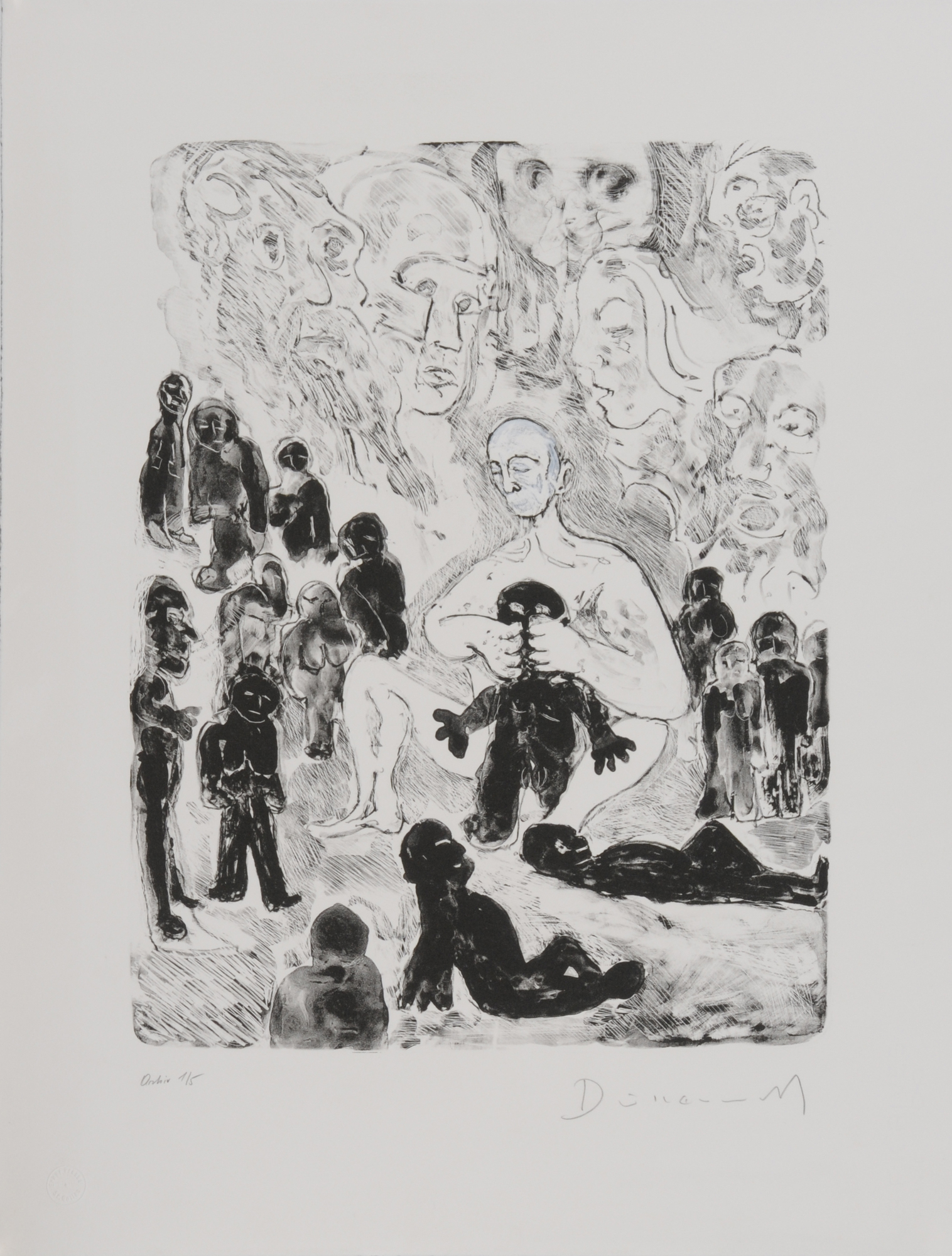 Friedrich Dürrenmatt, Prometheus, Menschen formend