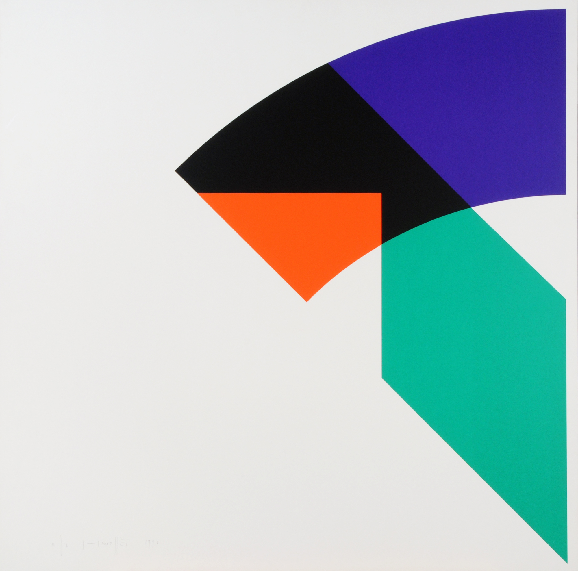 Gottfried Honegger, 3 sheets: Untitled