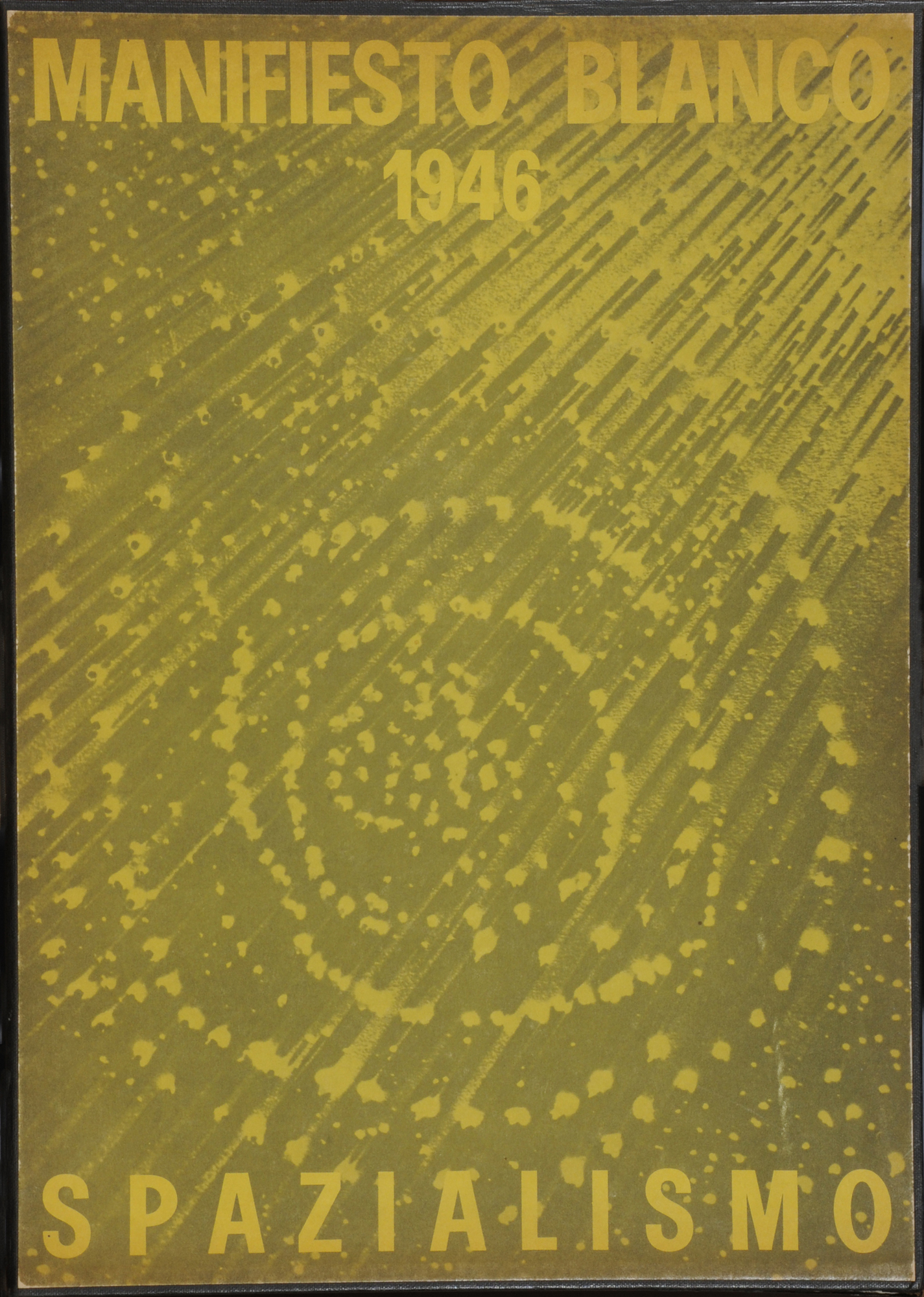 Lucio Fontana, Book. Manifiesto Blanco (Spazialismo)
