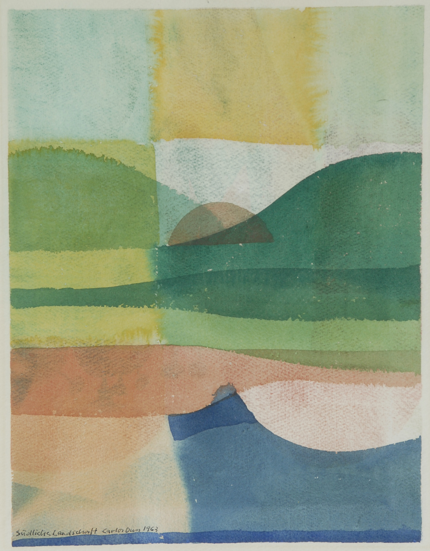 Carlos Duss, Südliche Landschaft