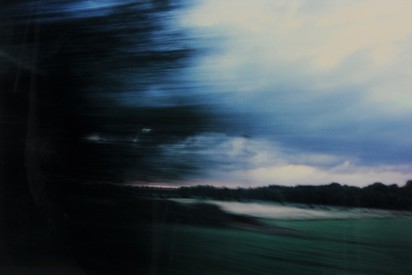 Landschaft mit gelbem Horizont