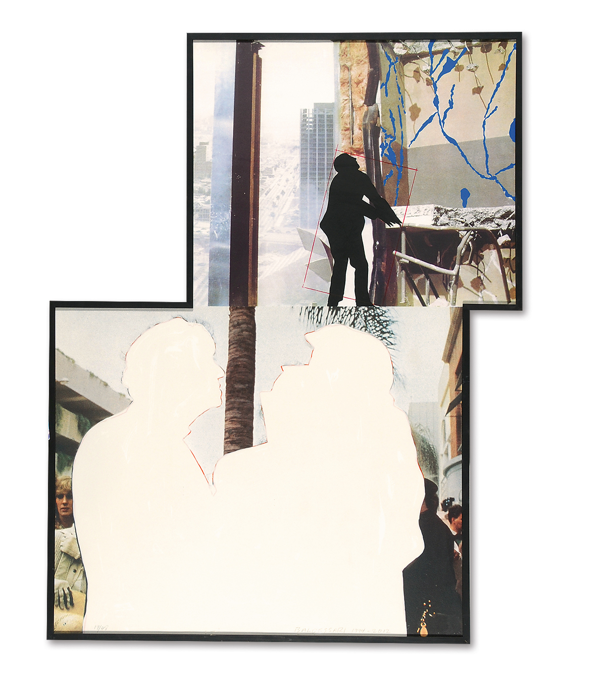 John Baldessari, One and Three Persons (with Two Contexts - One Chaotic), aus "A French Horn Player, A Square Blue Moon, and Other Subjects"