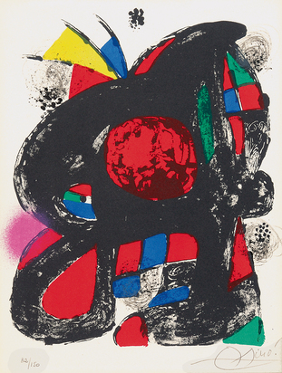 Blatt aus "Joan Miró, Lithographe IV"