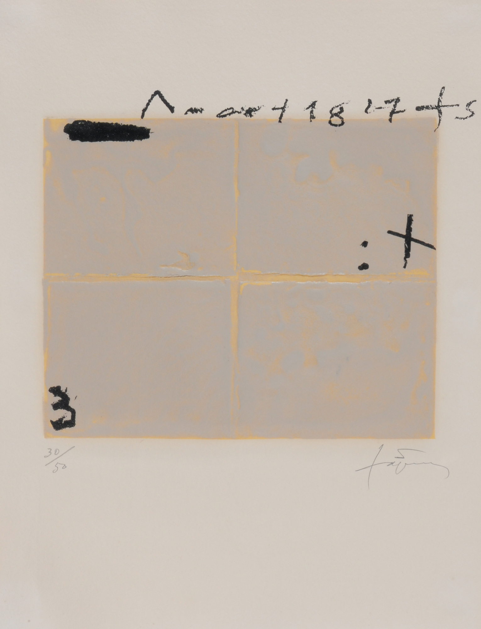 Antoni Tàpies, Sin título