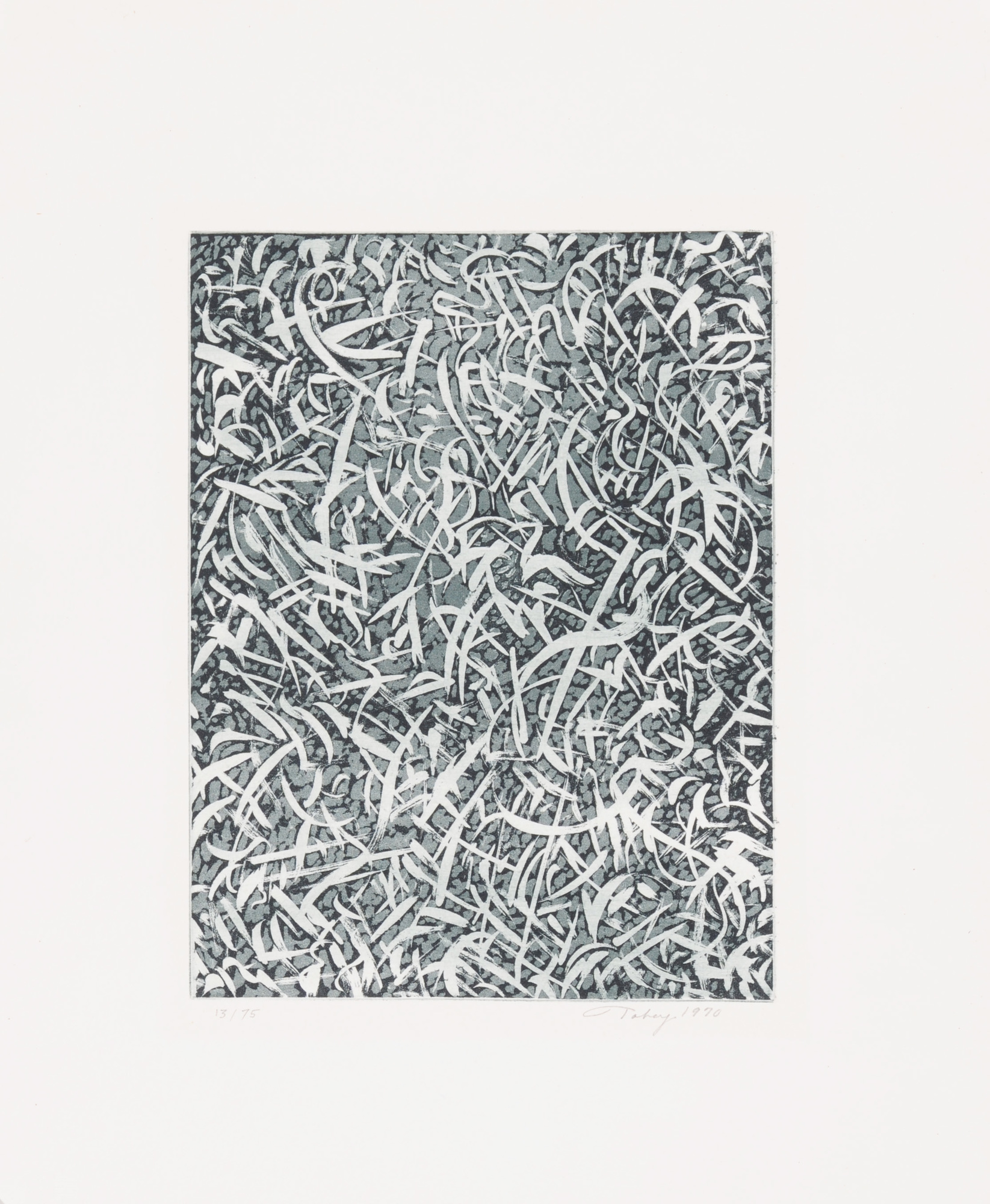 Mark Tobey, 2 Blätter: Ohne Titel