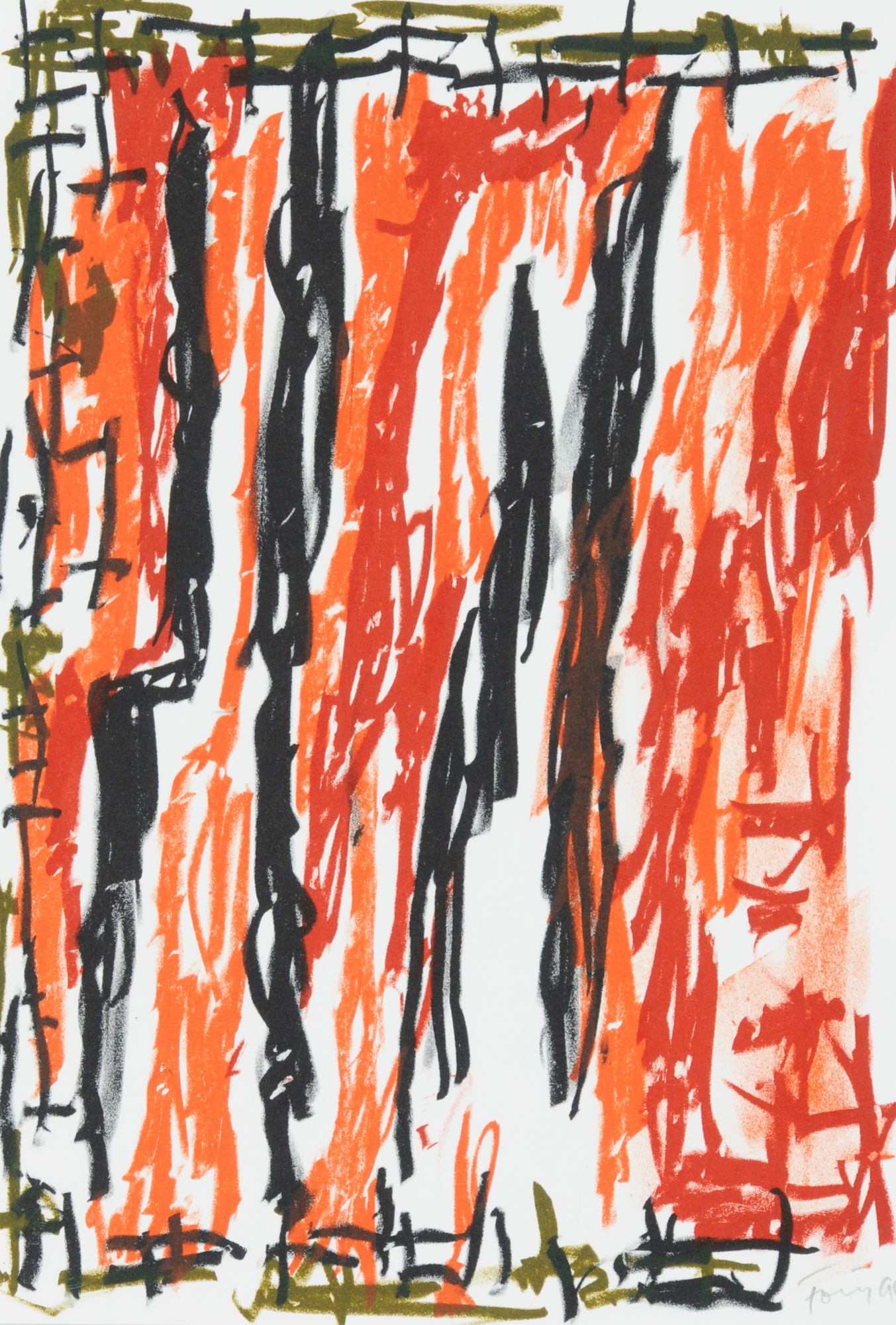 Günther Förg, 2 Blätter: Ohne Titel