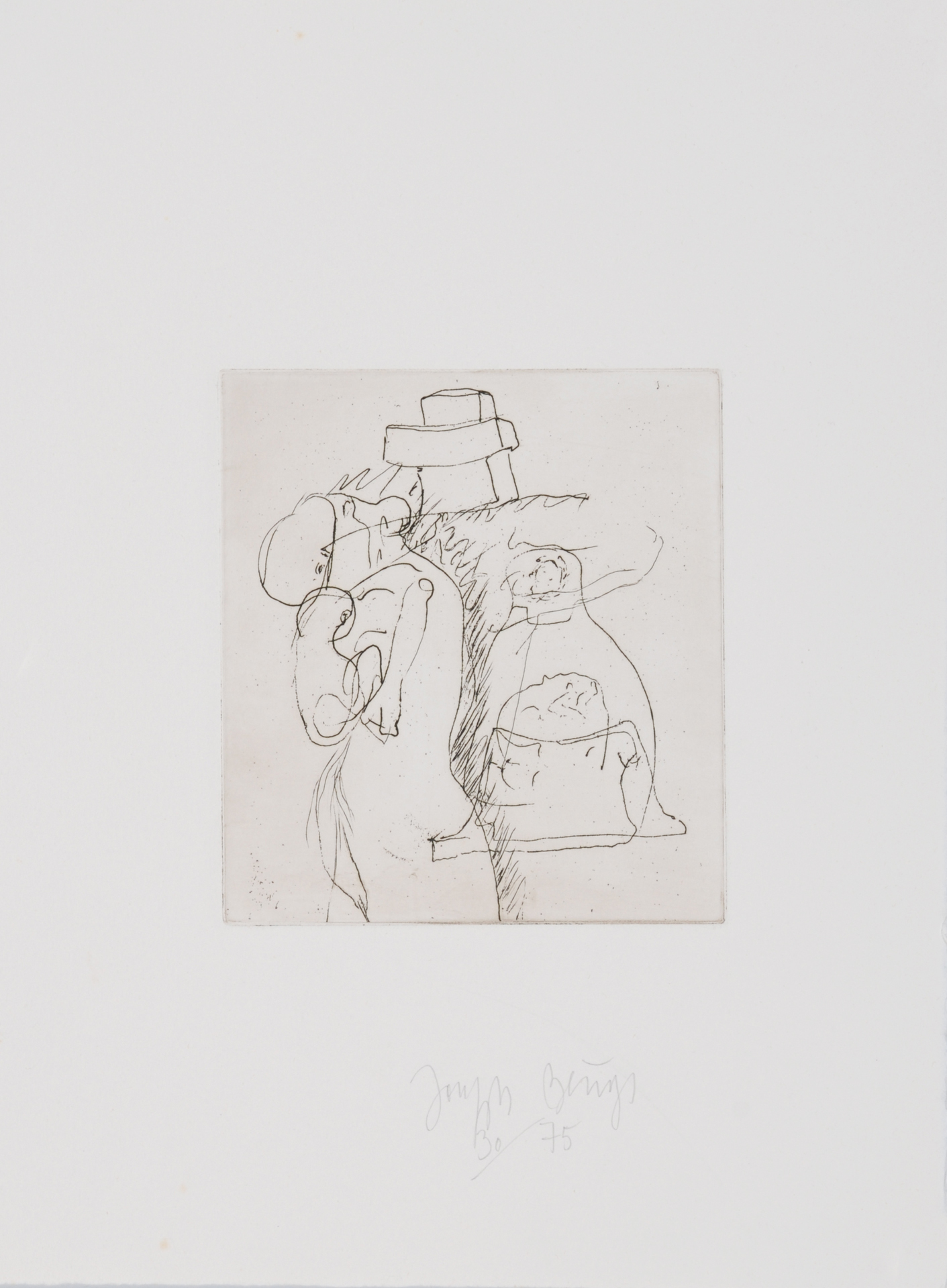 Joseph Beuys, Die Mütter, from "Zirkulationszeit"
