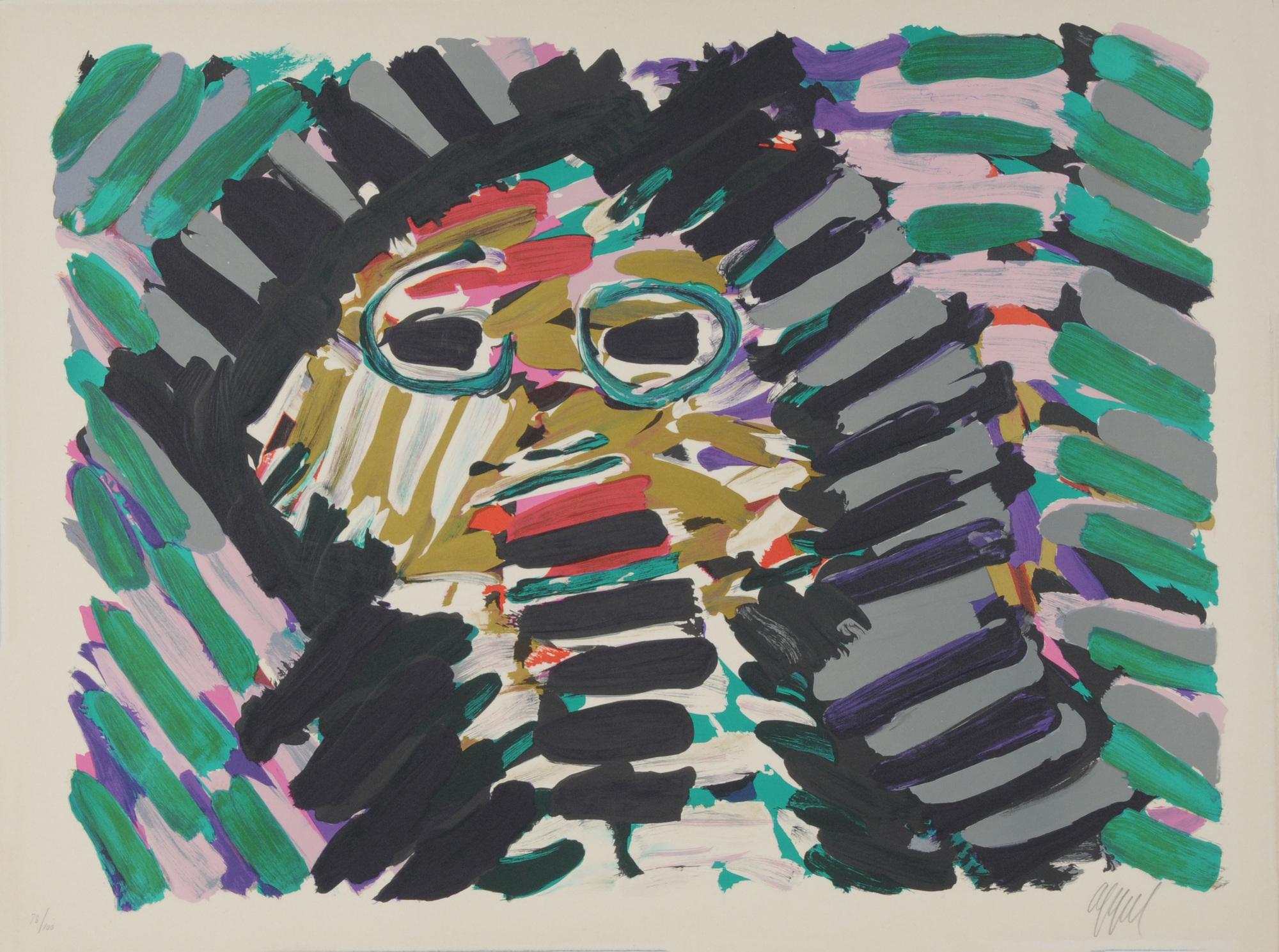 Karel Appel, Composition