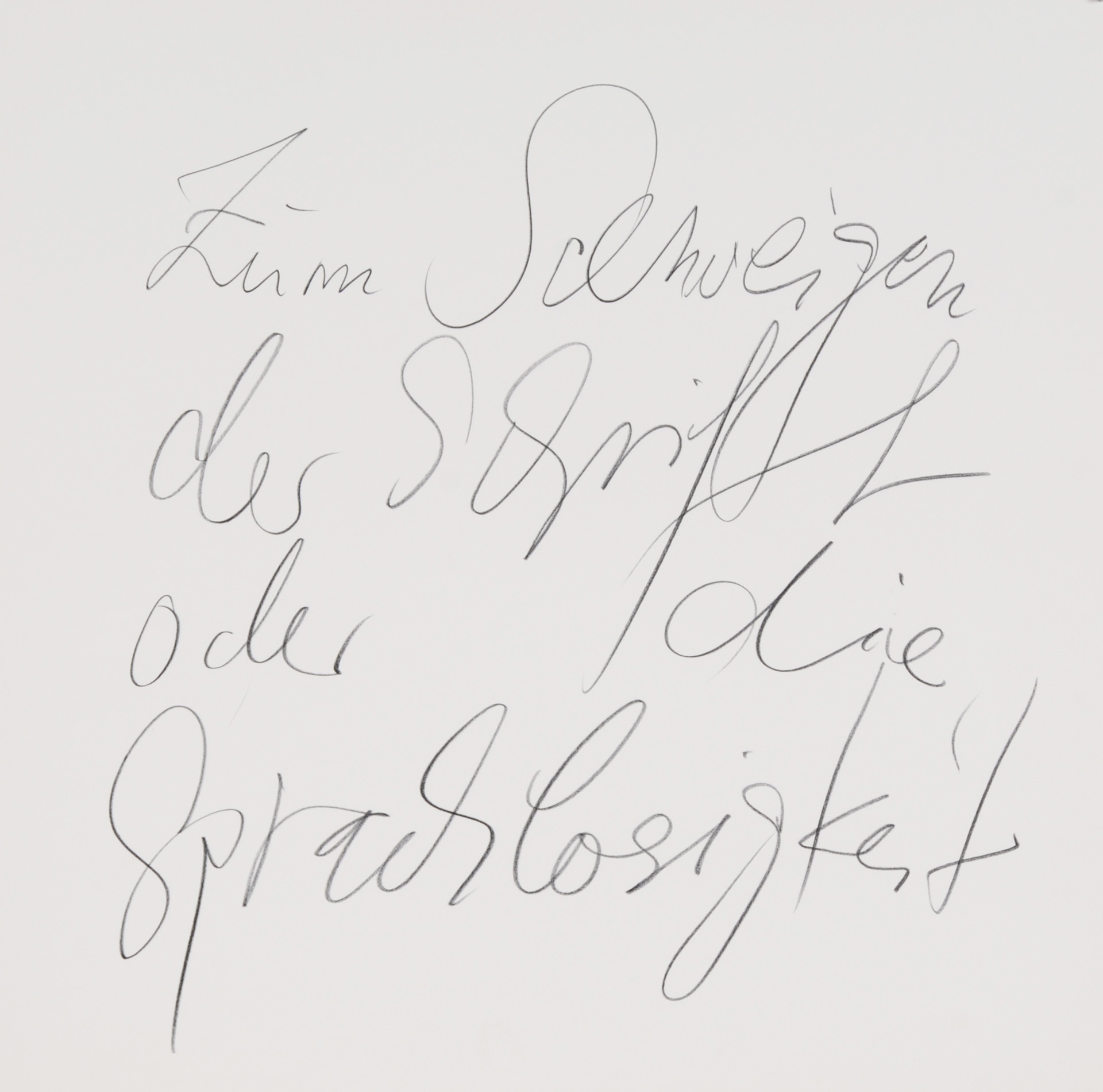 Günther Uecker, Portfolio. Zum Schweigen der Schrift oder die Sprachlosigkeit