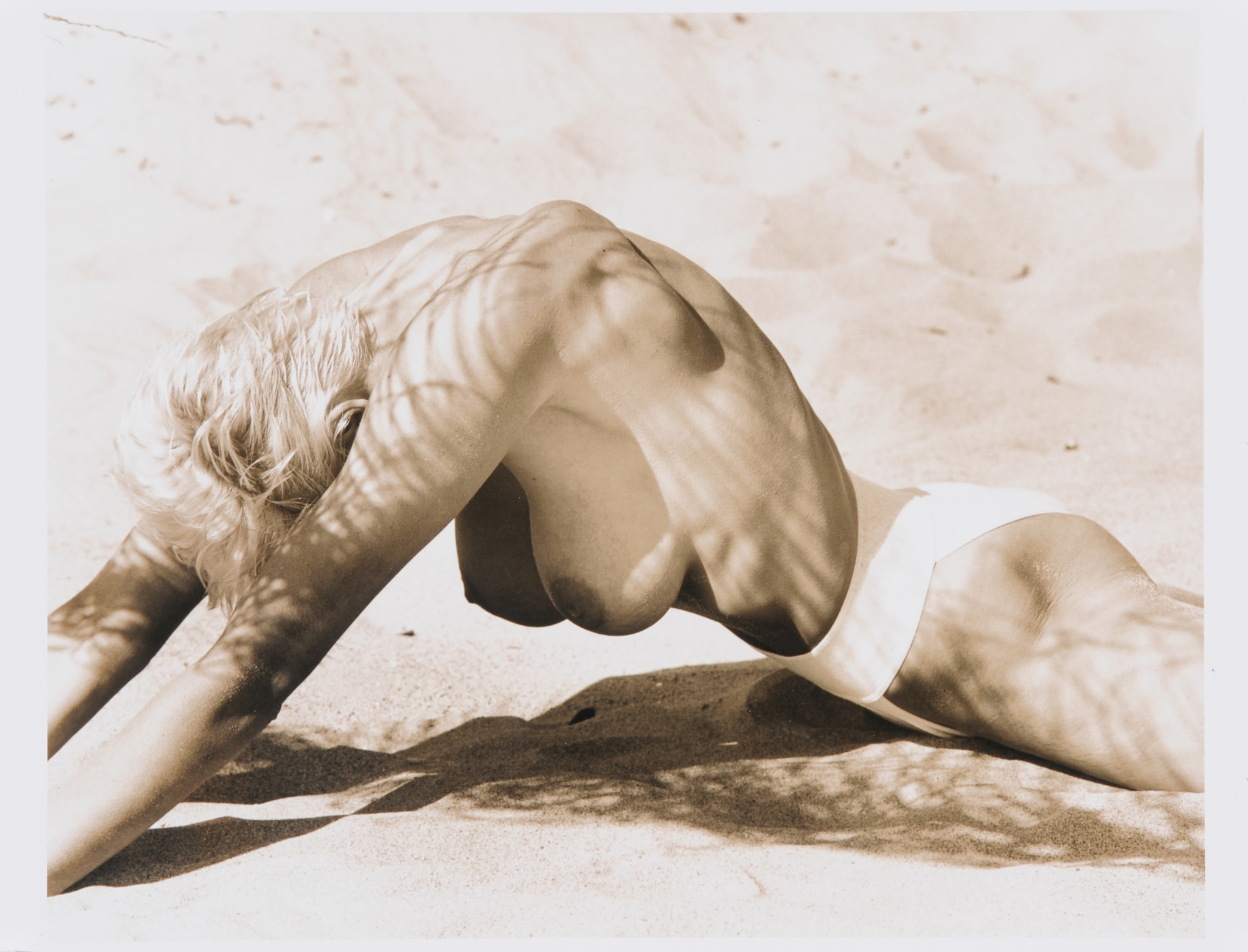 Herb Ritts, 3 Fotografien: Gitte the Great (Used "Playboy, 12/87")
