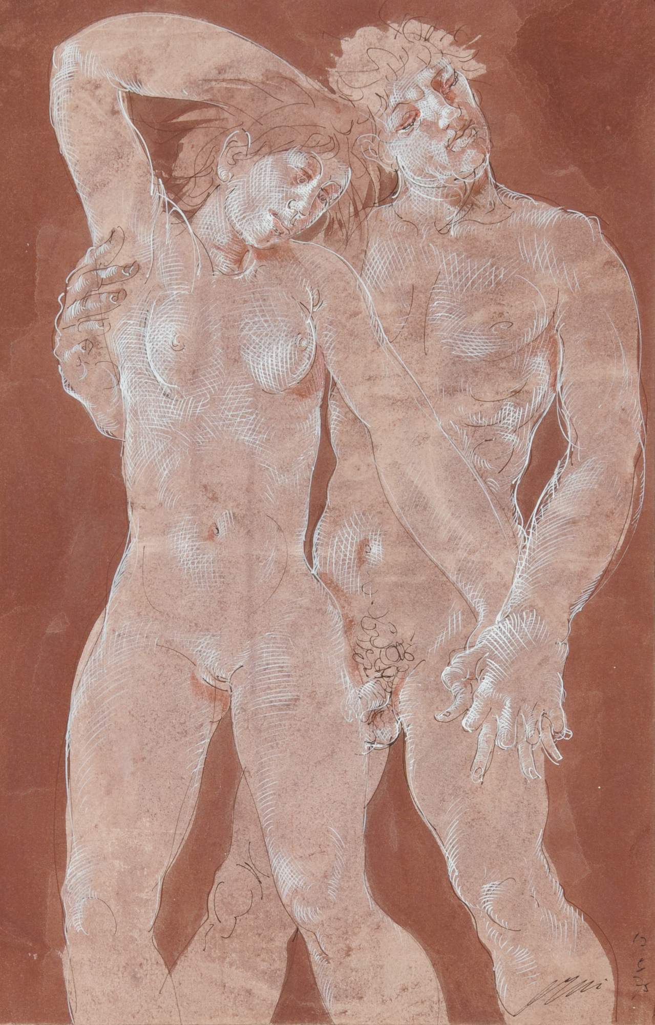 Hans Erni, Young Couple